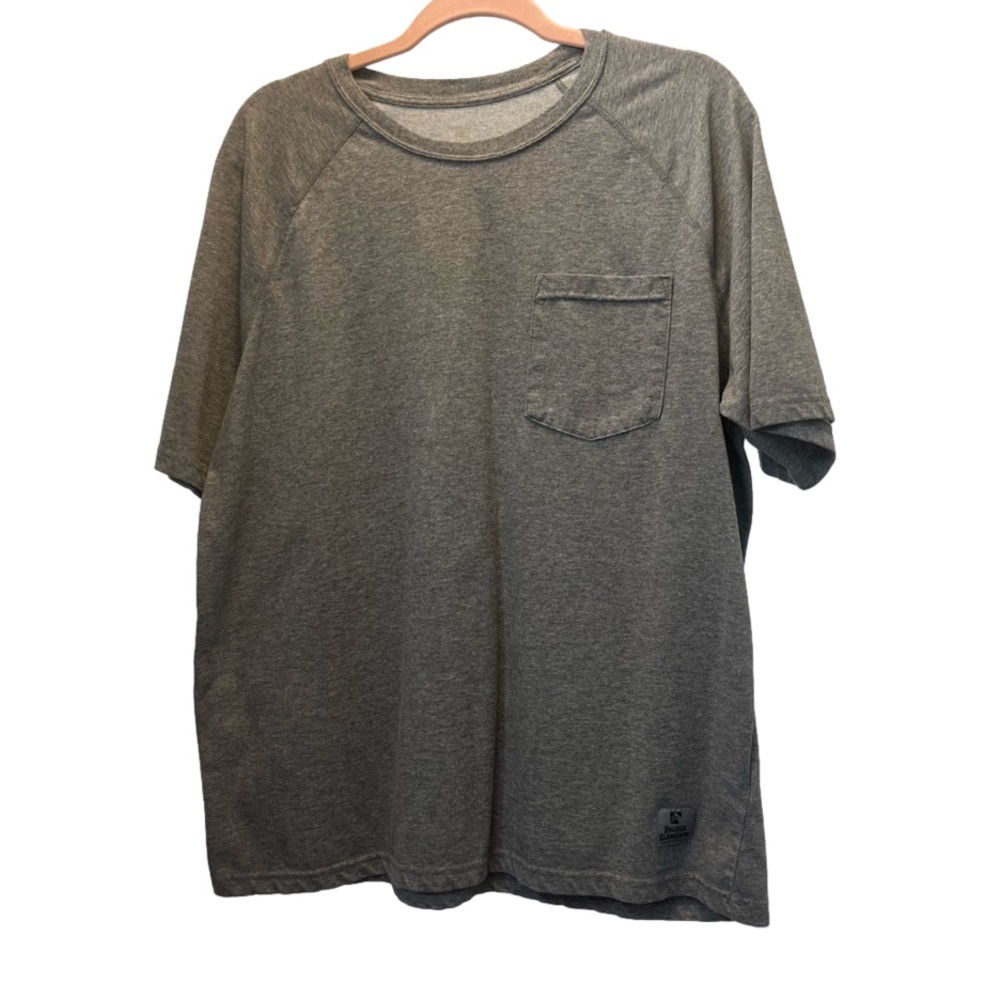 Rugged Elements Gray Cotton/Poly Large Pocket Tee… - image 1